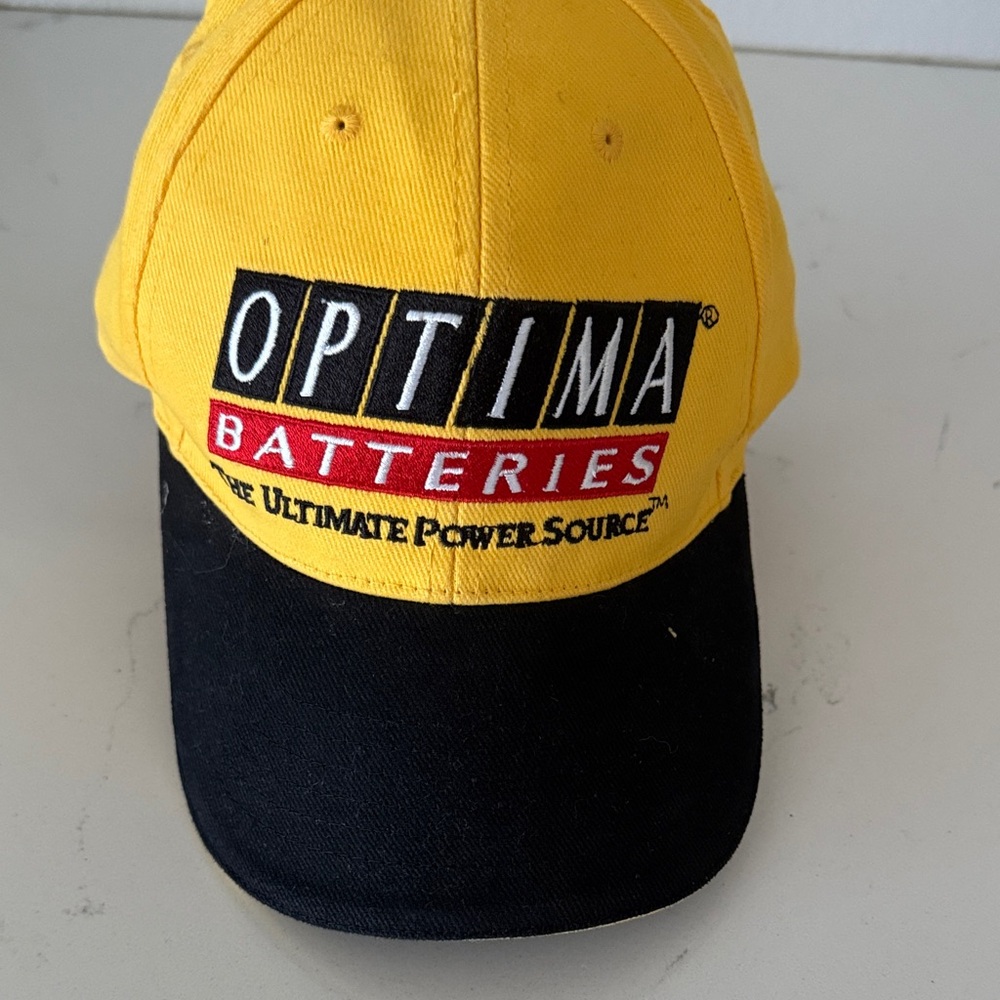 Optima Batteries Yellow and Black Cap